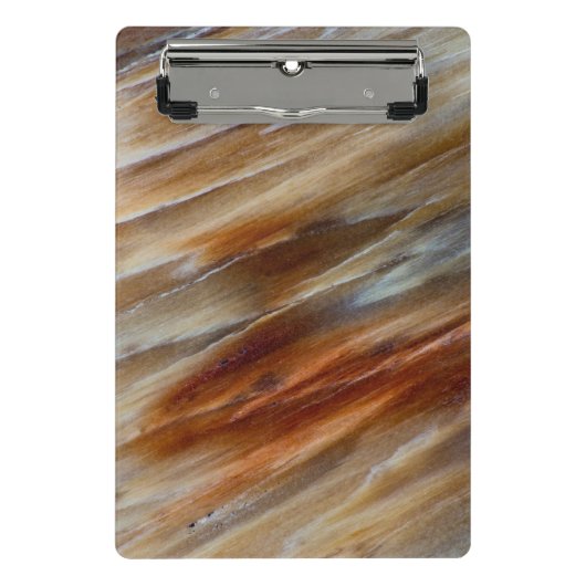 Gegriefd versteend hout mini klembord (Voorkant)
