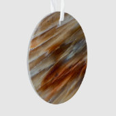 Gegriefd versteend hout ornament (voorkant)