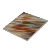 Gegriefd versteend hout tegeltje (Zijkant)
