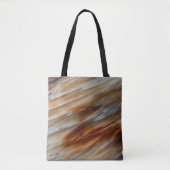 Gegriefd versteend hout tote bag (Voorkant)