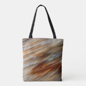 Gegriefd versteend hout tote bag (Achterkant)