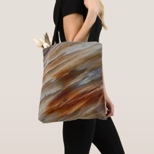 Gegriefd versteend hout tote bag