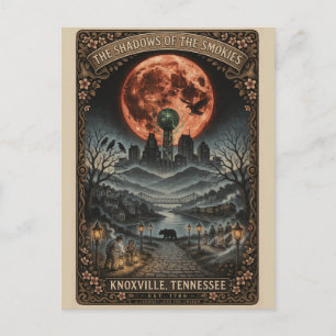 Gegriefde Knoxville, Tennessee Vintage Horror Reiz Briefkaart