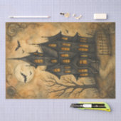Gegrild Huis Decoupage Tissuepapier (Craft)