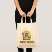 Gegrilde Cheesus canvas Tote Bag (Voorkant (product))