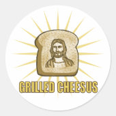 Gegrilde Cheesus stickers (Voorkant)