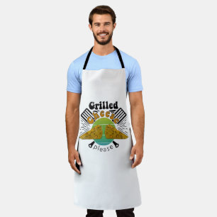 gegrilde kaas alsjeblieft? grappig schort
