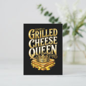 Gegrilde Kaas Dag Briefkaart (Staand voorkant)