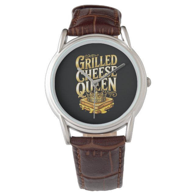 Gegrilde Kaas Dag Horloge (Voorkant)