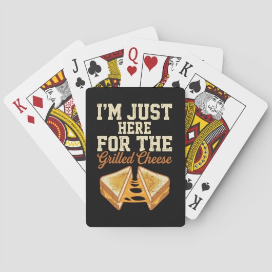 Gegrilde Kaas Dag Pokerkaarten (Achterkant)
