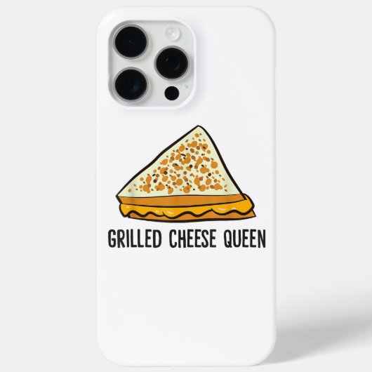 Gegrilde kaas Koningin Grappige gegrilde kaas Case-Mate iPhone Case (Achterkant)