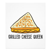 Gegrilde kaas Koningin Grappige gegrilde kaas Foto Afdruk (Voorkant)