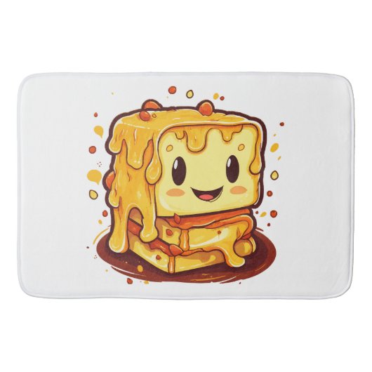 Gegrilde kaas liefhebber badmat (Voorkant)
