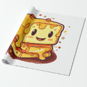 Gegrilde kaas liefhebber cadeaupapier (Uitgerold)