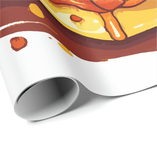 Gegrilde kaas liefhebber cadeaupapier (Rol Hoek)