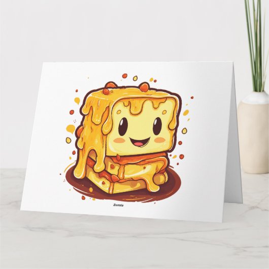 Gegrilde kaas liefhebber kaart (Achterkant)