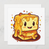 Gegrilde kaas liefhebber kaart (Voorkant / Achterkant)