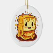 Gegrilde kaas liefhebber keramisch ornament (Rechts)