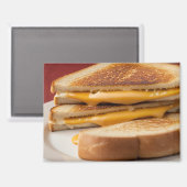 Gegrilde Kaas Sandwich Magneet (Voorkant / Achterkant)