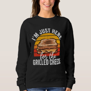 Gegrilde kaas sandwich marker trui