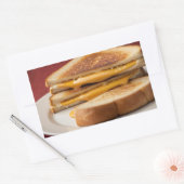 Gegrilde Kaas Sandwich Rechthoekige Sticker (Envelop)