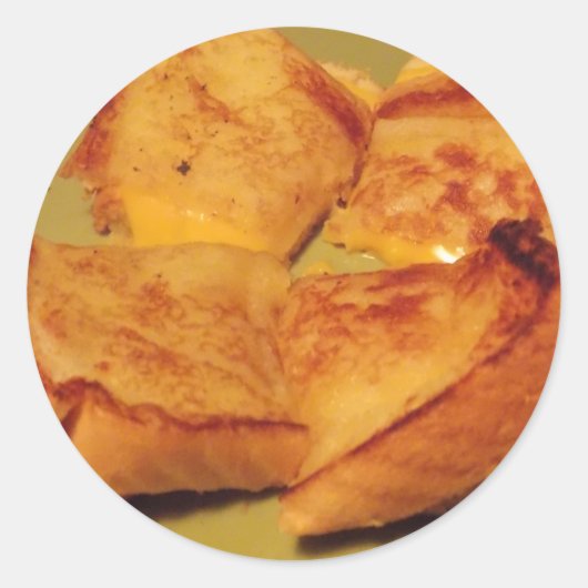Gegrilde kaas sandwich STICKERS (Voorkant)