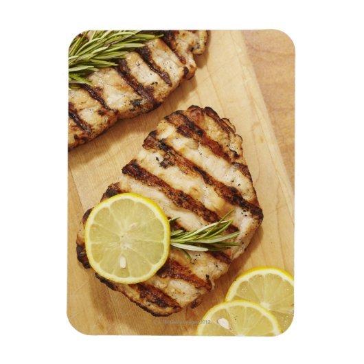 Gegrilde kippenborsten magneet (Verticaal)