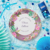 Gegrilde lavendel Engelse tuin Vrijgezellenfeest Papieren Bordje (Feest)