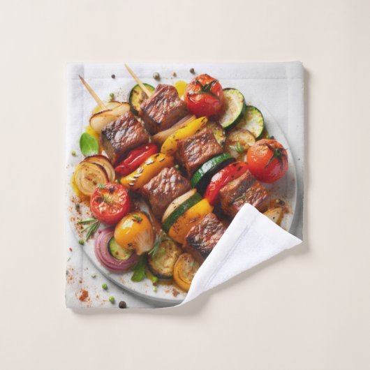 Gegrilde lekkernijen washandje (Wasdoekje)