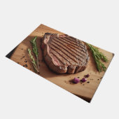 Gegrilde Ribeye Steak Rozemarijn Deurmat (Schuin)