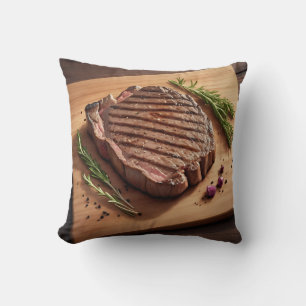 Gegrilde Ribeye Steak Rozemarijn Kussen