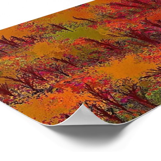 Gegrilde Sharp Cheddar op Midnight Poster (Hoek)