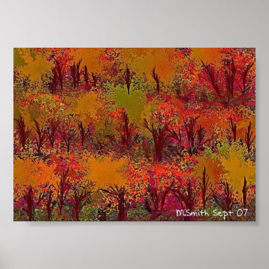 Gegrilde Sharp Cheddar op Midnight Poster (Voorkant)