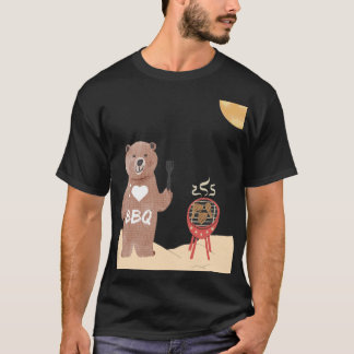 Gegrilde smaken: een reis naar de BBQ-wereld T-shirt