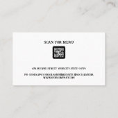 Gegrilde Steaks op de Grill Visitekaartje (Achterkant)