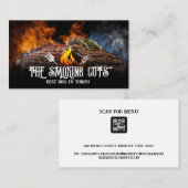 Gegrilde Steaks op de Grill Visitekaartje (Voorkant / Achterkant)