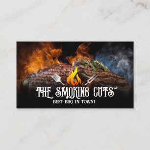 Gegrilde Steaks op de Grill Visitekaartje