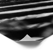 Gegrilde Tomahawk Steak op Flaming BBQ Grill Poster (Hoek)