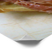 Gegrilde varkenssandwich poster (Hoek)