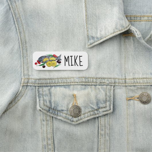 Gegrilde vis Zeevruchten Grieks Diner Restaurant O Naamplaatje (In situ)