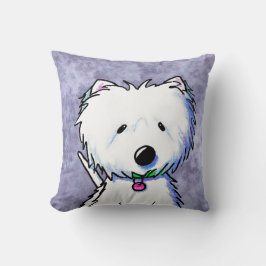 Gegroeide geweldige KiniArt Westie Pillow Kussen