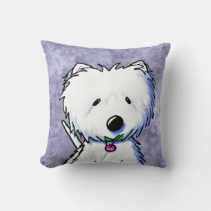 Gegroeide geweldige KiniArt Westie Pillow Kussen