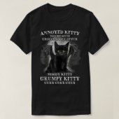 Gegroepeerd Kat van de Fur Moody Kat Funn T-shirt (Design voorkant)