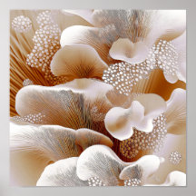 Gegroepeerde Bloesems – Zachte Organische Abstract