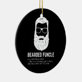 Gegroepeerde Funding Funny oom Definition Keramisch Ornament (Rechts)