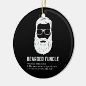 Gegroepeerde Funding Funny oom Definition Keramisch Ornament (Links)