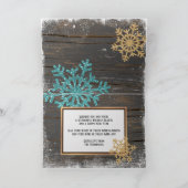 Gegroet met liefdesseizoenen feestdagen kaart (Binnen)