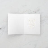 Gegroet over neutrofiele zakenreizen feestdagen kaart (Binnen)