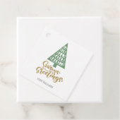 Gegroet van de kerstseizoenen van Elegant Bedankjes Labels (In situ)