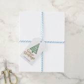 Gegroet van de kerstseizoenen van Elegant Cadeaulabel (Met Touw)